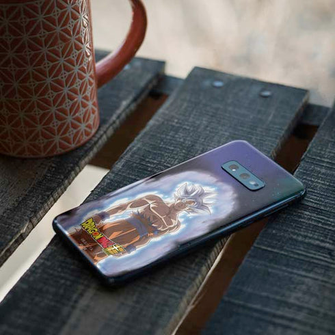 Dragon Ball Super Goku Ultra Instinct Galaxy S10e Skin