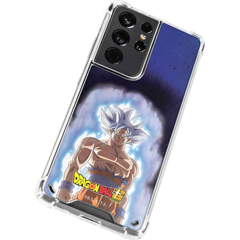 Dragon Ball Super Goku Ultra Instinct Galaxy S21 Ultra 5G Clear Case