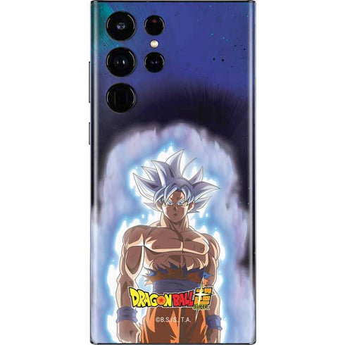 Dragon Ball Super Goku Ultra Instinct Galaxy S22 Ultra Skin