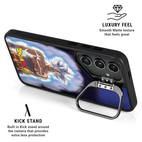 Dragon Ball Super Goku Ultra Instinct Galaxy S25 Kickstand Case