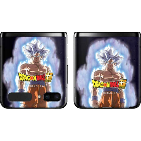 Dragon Ball Super Goku Ultra Instinct Galaxy Z Flip Skin