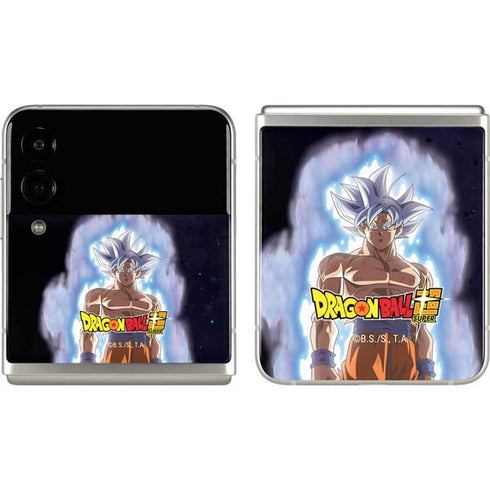 Dragon Ball Super Goku Ultra Instinct Galaxy Z Flip3 5G Skin
