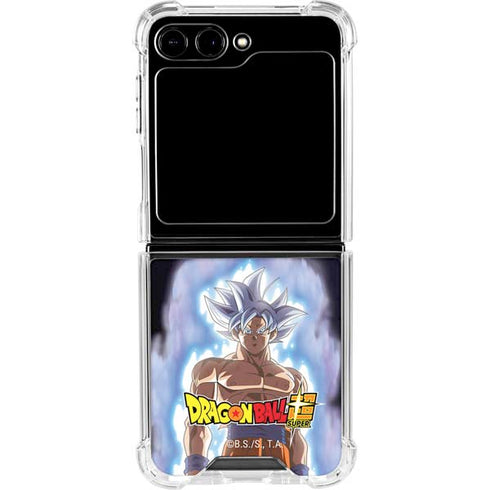 Dragon Ball Super Goku Ultra Instinct Galaxy Z Flip6 Clear Case