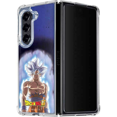 Dragon Ball Super Goku Ultra Instinct Galaxy Z Fold5 5G Clear Case
