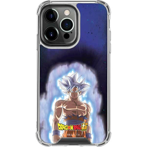 Dragon Ball Super Goku Ultra Instinct iPhone 14 Pro Clear Case