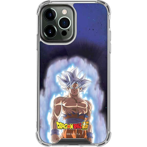 Dragon Ball Super Goku Ultra Instinct iPhone 14 Pro Max Clear Case