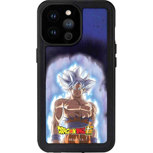 Dragon Ball Super Goku Ultra Instinct iPhone 14 Pro Max Waterproof Case