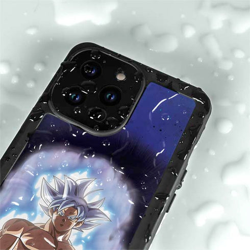 Dragon Ball Super Goku Ultra Instinct iPhone 14 Pro Max Waterproof Case
