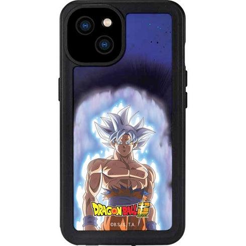 Dragon Ball Super Goku Ultra Instinct iPhone 15 Plus Waterproof Case