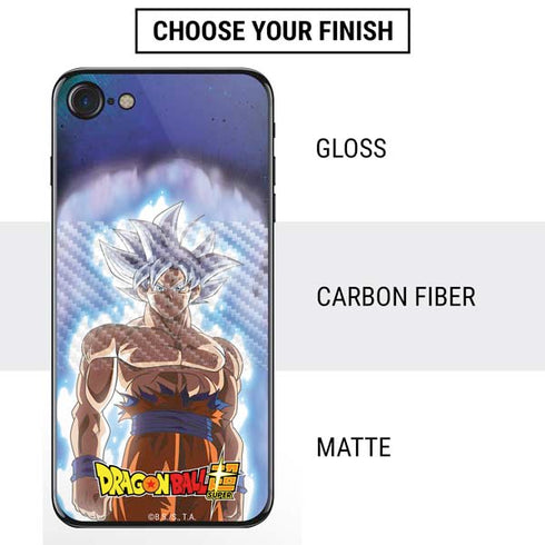 Dragon Ball Super Goku Ultra Instinct iPhone SE (2nd & 3rd Gen) Skin