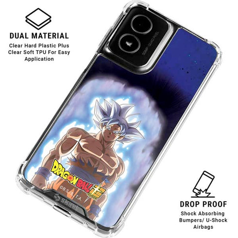 Dragon Ball Super Goku Ultra Instinct Moto G Power 5G (2024) Clear Case