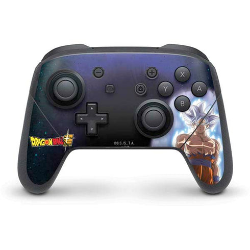 Dragon Ball Super Goku Ultra Instinct Nintendo Switch Pro Controller Skin