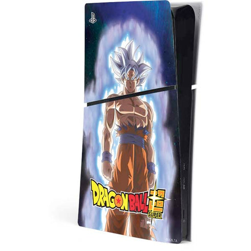 Dragon Ball Super Goku Ultra Instinct PS5 Slim Digital Edition Console Skin