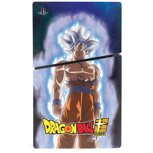 Dragon Ball Super Goku Ultra Instinct PS5 Slim Digital Edition Console Skin
