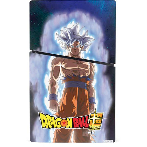 Dragon Ball Super Goku Ultra Instinct PS5 Slim Digital Edition Console Skin