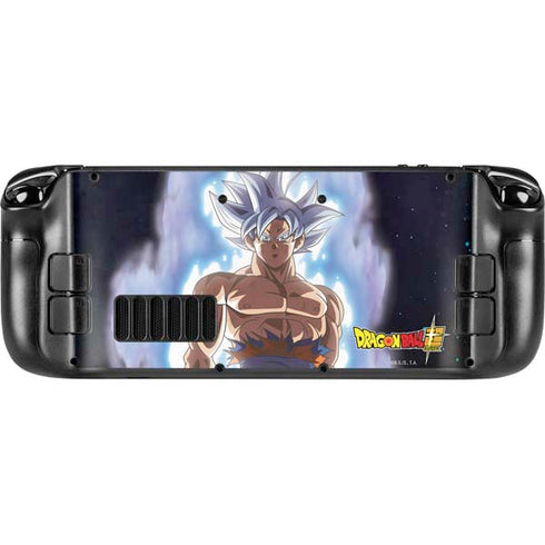 Dragon Ball Super Goku Ultra Instinct Steam Deck Handheld Gaming Computer OLED Skin