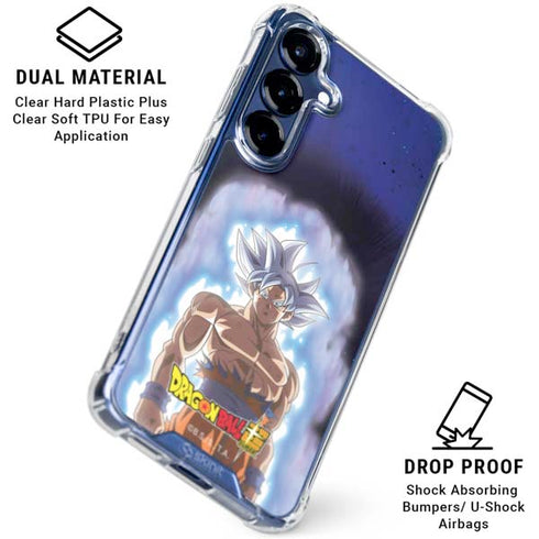 Dragon Ball Super Goku Ultra Instinct Galaxy S25 Clear Case