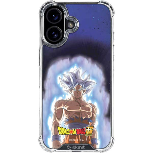 Dragon Ball Super Goku Ultra Instinct iPhone 16 Plus Clear Case