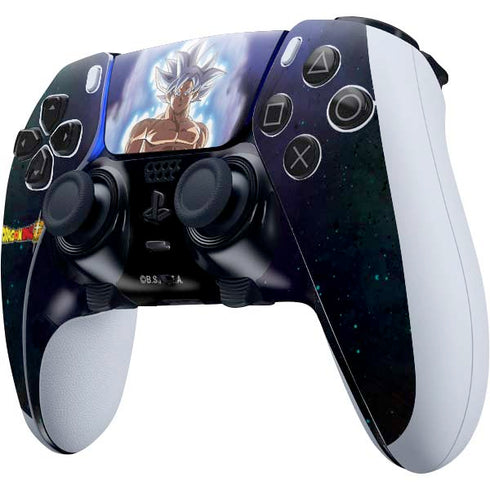 Dragon Ball Super Goku Ultra Instinct PS5 DualSense Edge Pro Controller Skin