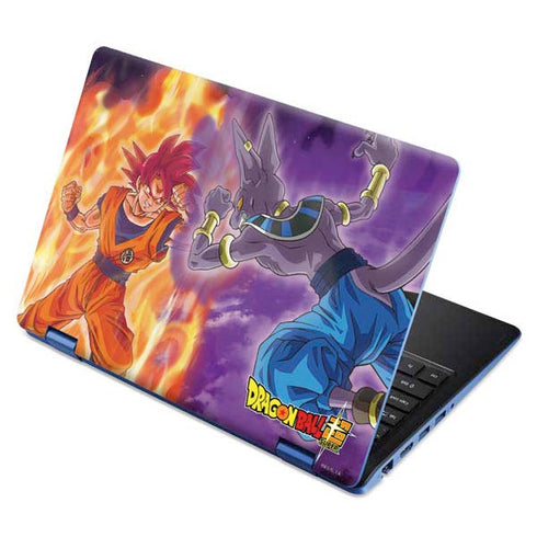 Dragon Ball Super Goku vs Beerus Aspire R11 11.6in Skin