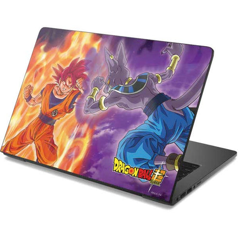 Dragon Ball Super Goku vs Beerus Dell Chromebook Skin