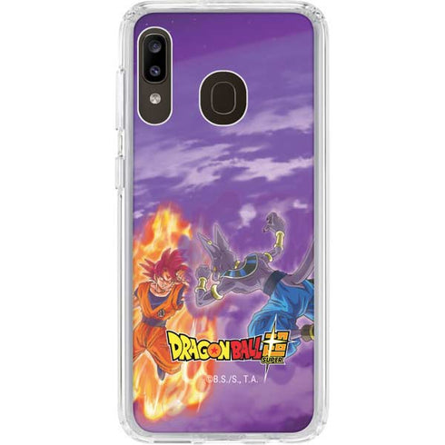 Dragon Ball Super Goku vs Beerus Galaxy A20 Clear Case