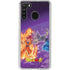 Dragon Ball Super Goku vs Beerus Galaxy A21 Clear Case