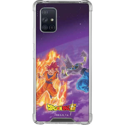 Dragon Ball Super Goku vs Beerus Galaxy A71 5G Clear Case