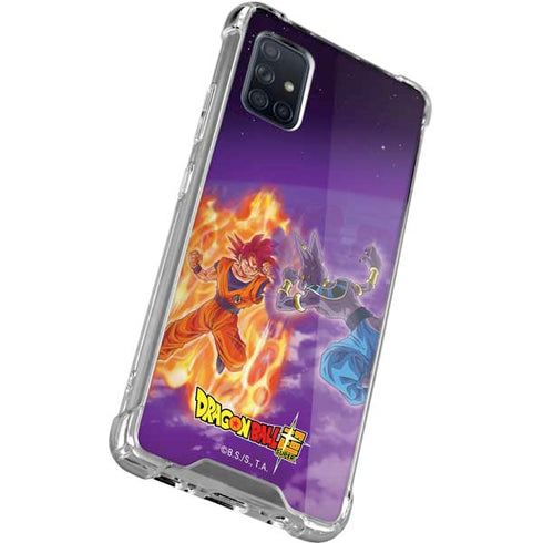 Dragon Ball Super Goku vs Beerus Galaxy A71 5G Clear Case
