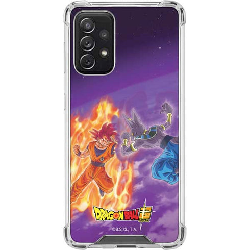 Dragon Ball Super Goku vs Beerus Galaxy A72 5G Clear Case