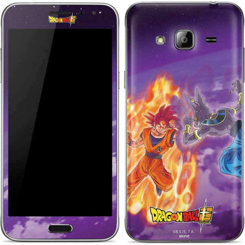 Dragon Ball Super Goku vs Beerus Galaxy J3 Skin