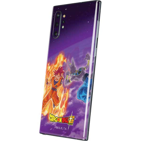 Dragon Ball Super Goku vs Beerus Galaxy Note 10 Plus Skin