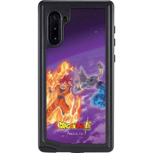 Dragon Ball Super Goku vs Beerus Galaxy Note 10 Waterproof Case