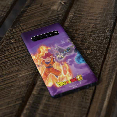 Dragon Ball Super Goku vs Beerus Galaxy S10 Plus Skin