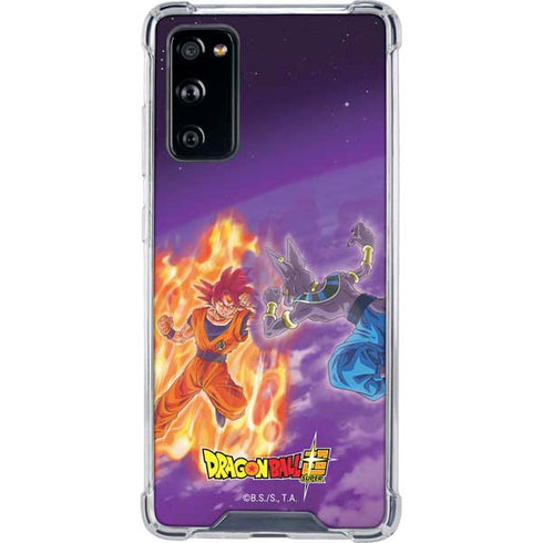 Dragon Ball Super Goku vs Beerus Galaxy S20 FE Clear Case