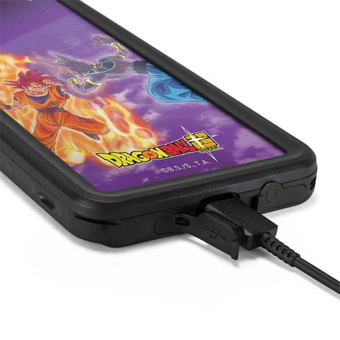 Dragon Ball Super Goku vs Beerus Galaxy S20 Waterproof Case
