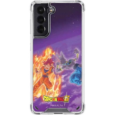 Dragon Ball Super Goku vs Beerus Galaxy S21 5G Clear Case