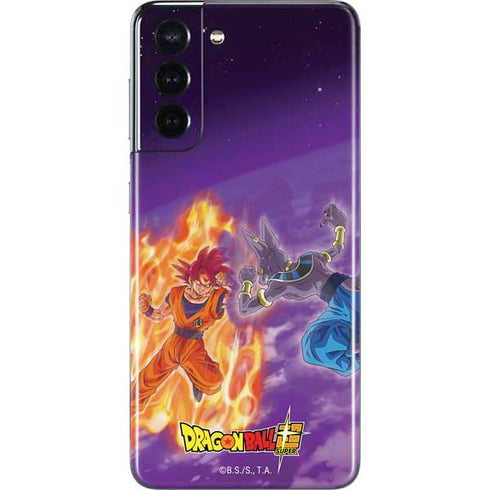 Dragon Ball Super Goku vs Beerus Galaxy S21 5G Skin
