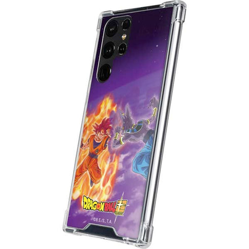 Dragon Ball Super Goku vs Beerus Galaxy S23 Ultra Clear Case