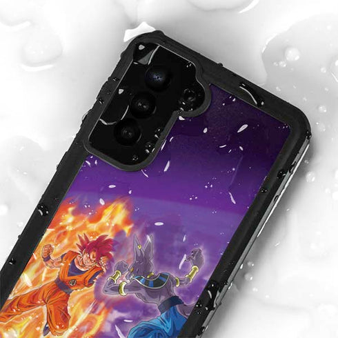Dragon Ball Super Goku vs Beerus Galaxy S23 Waterproof Case