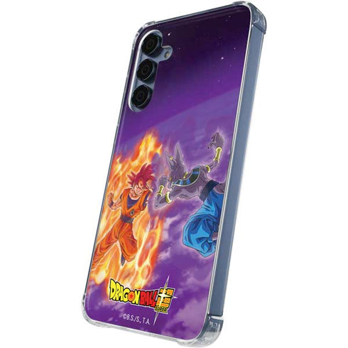 Dragon Ball Super Goku vs Beerus Galaxy S24 Clear Case