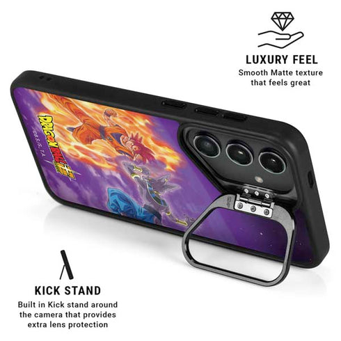 Dragon Ball Super Goku vs Beerus Galaxy S25 Kickstand Case