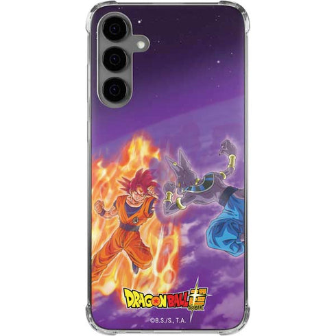 Dragon Ball Super Goku vs Beerus Galaxy S24 Plus Clear Case