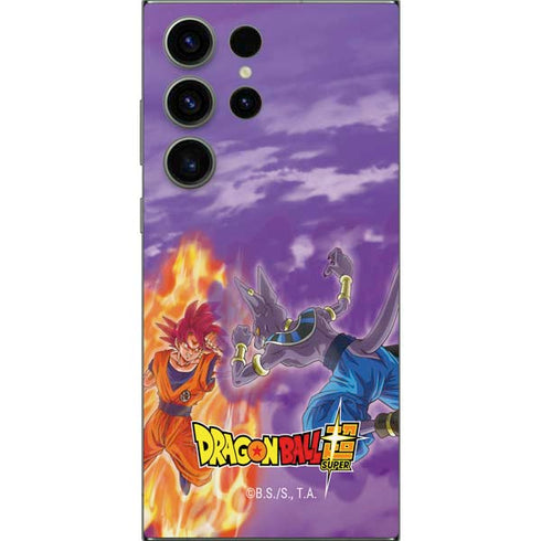 Dragon Ball Super Goku vs Beerus Galaxy S25 Ultra Skin