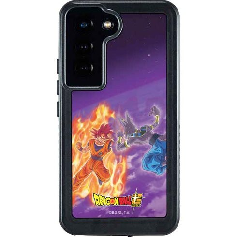 Dragon Ball Super Goku vs Beerus Galaxy S24 Waterproof Case