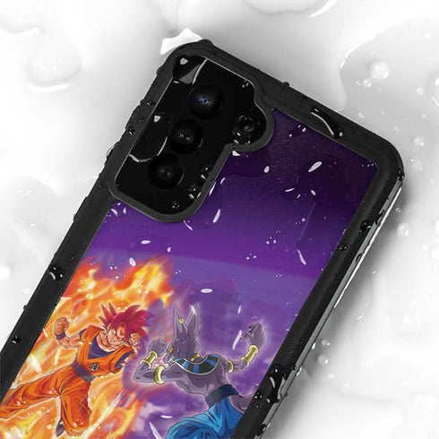 Dragon Ball Super Goku vs Beerus Galaxy S24 Waterproof Case
