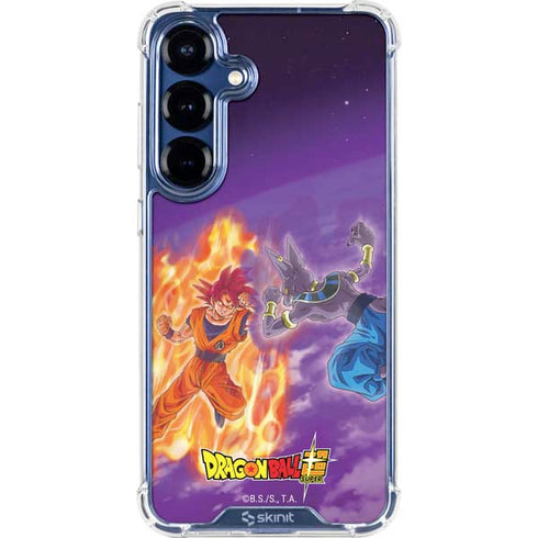 Dragon Ball Super Goku vs Beerus Galaxy S25 Plus Clear Case