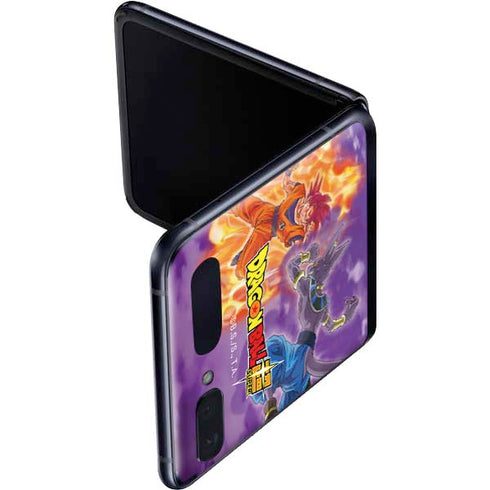 Dragon Ball Super Goku vs Beerus Galaxy Z Flip Skin
