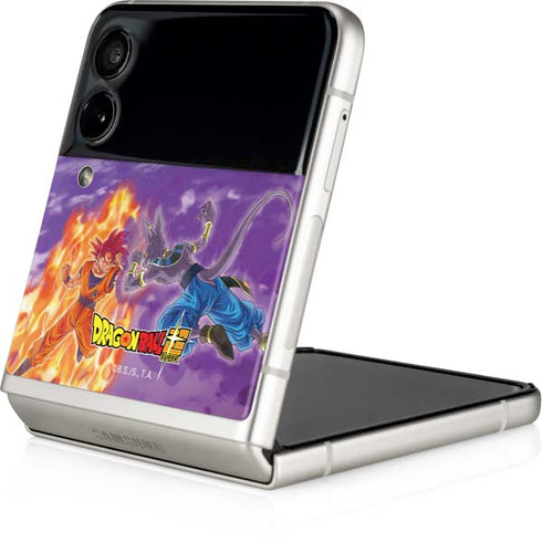 Dragon Ball Super Goku vs Beerus Galaxy Z Flip3 5G Skin