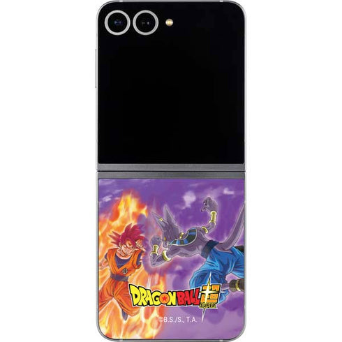 Dragon Ball Super Goku vs Beerus Galaxy Z Flip6 Skin